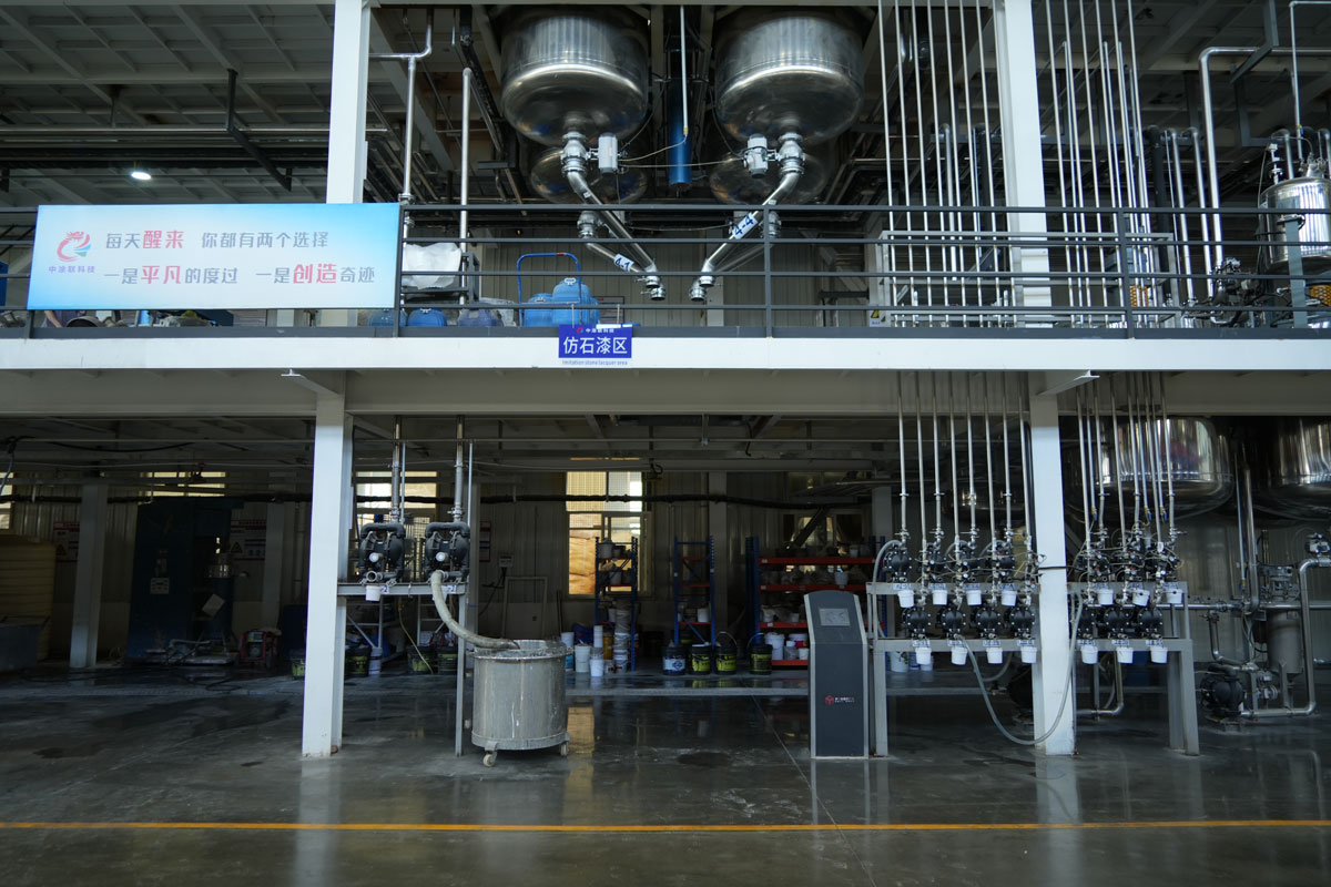 仿石案例生产线